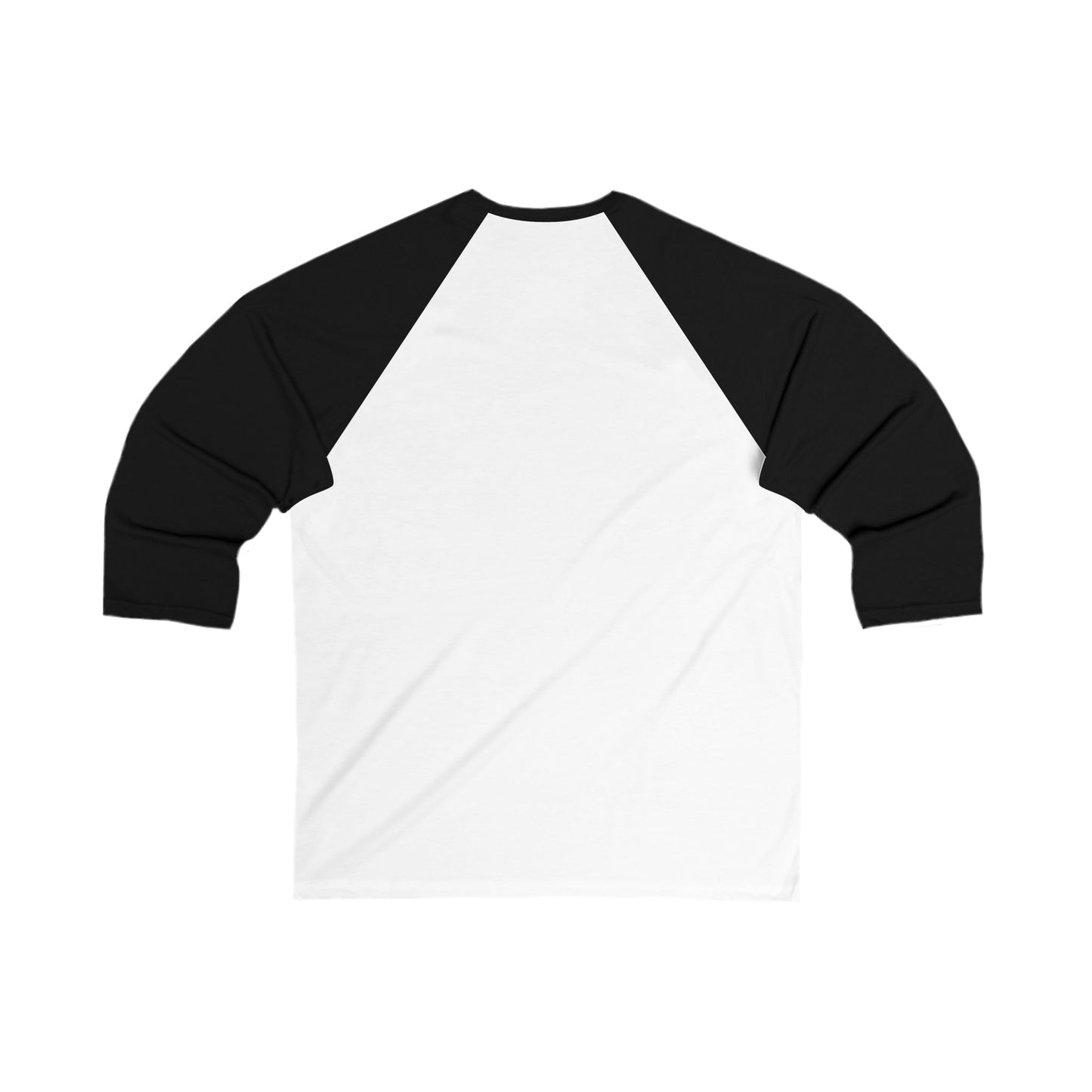 Dangermuffin Black 'Script' Design Unisex 3\4 Sleeve Baseball Tee