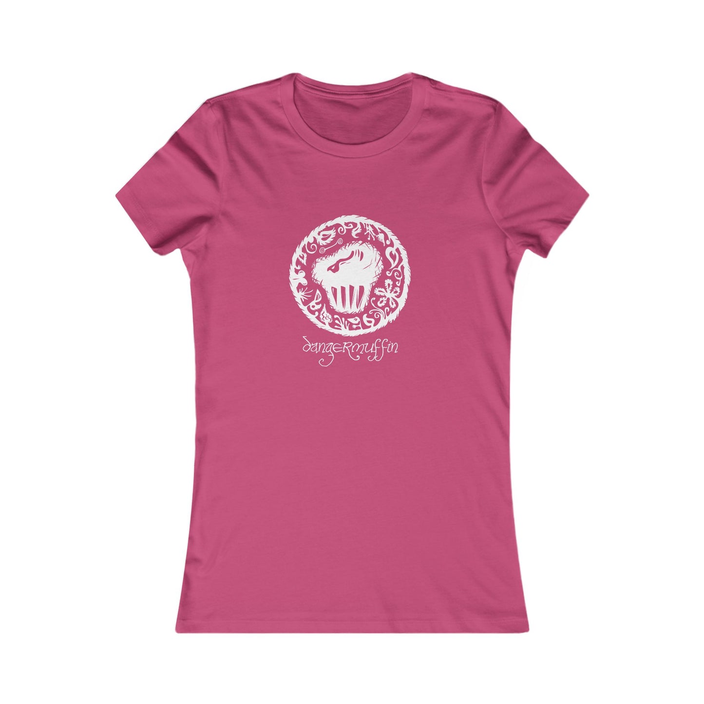 Dangermuffin White 'Script Logo' Women's 'Favorite Tee'