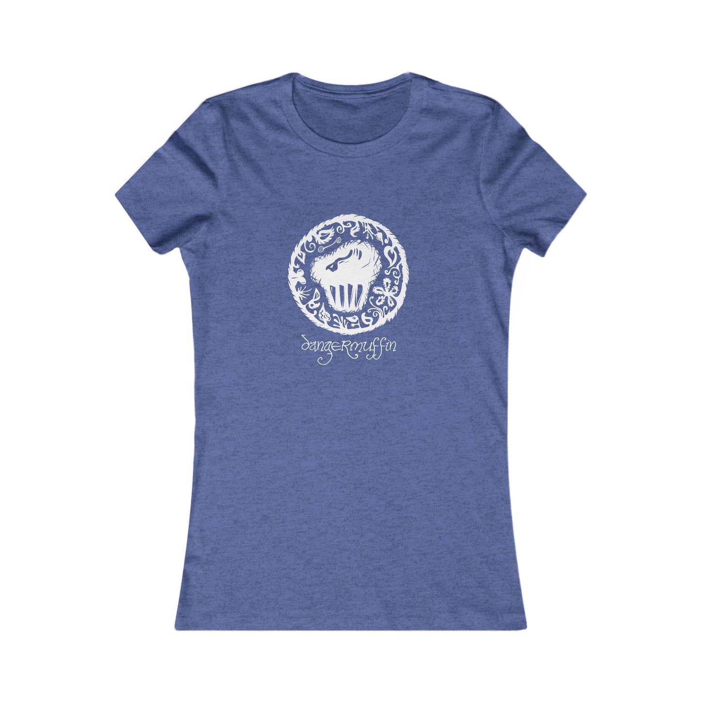 Dangermuffin White 'Script Logo' Women's 'Favorite Tee'