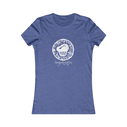 Dangermuffin White 'Script Logo' Women's 'Favorite Tee'