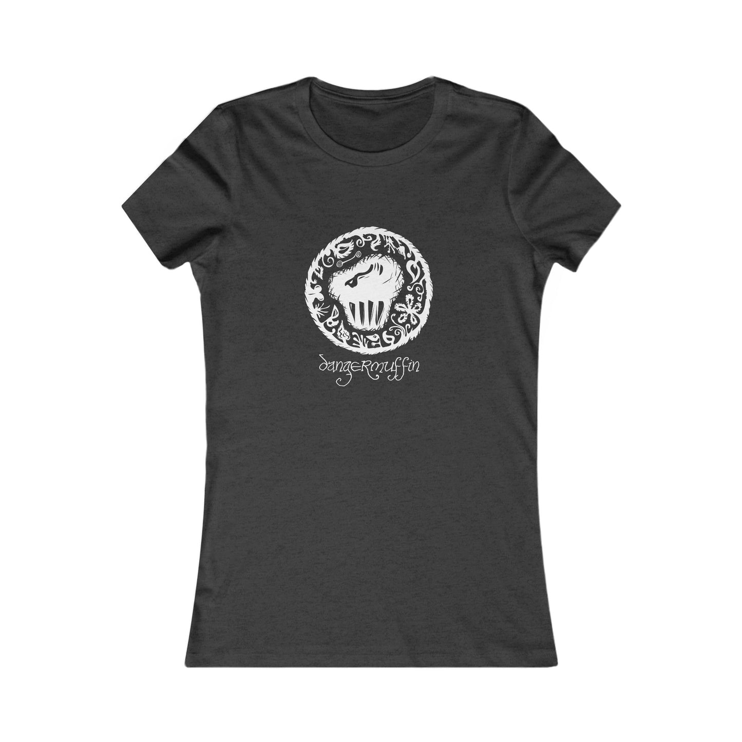 Dangermuffin White 'Script Logo' Women's 'Favorite Tee'