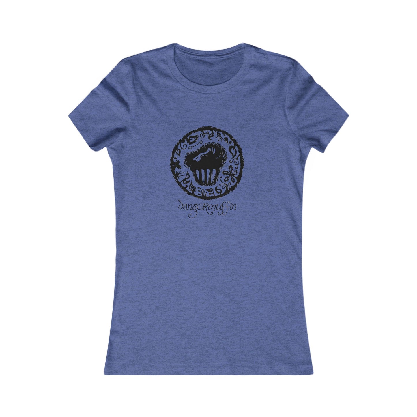Dangermuffin Black 'Script Logo' Women's 'Favorite Tee'