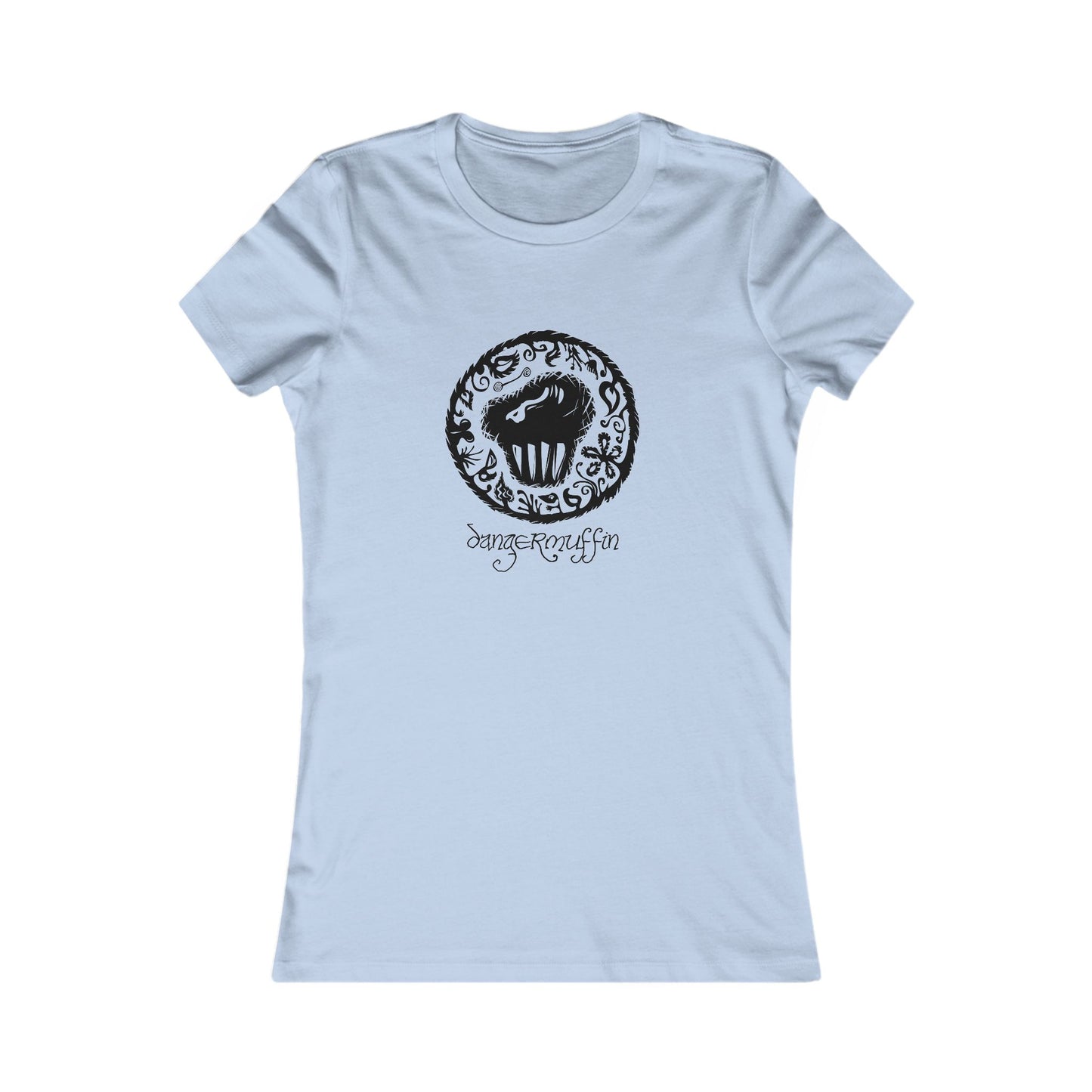 Dangermuffin Black 'Script Logo' Women's 'Favorite Tee'