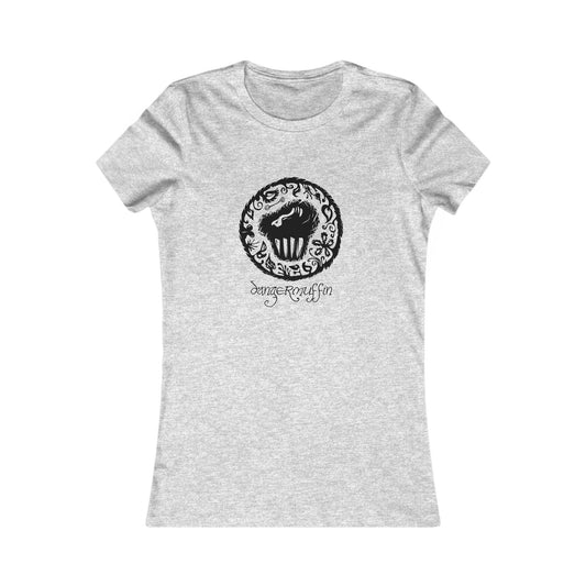 Dangermuffin Black 'Script Logo' Women's 'Favorite Tee'